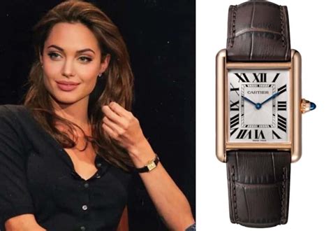 angelina jolie cartier watch.